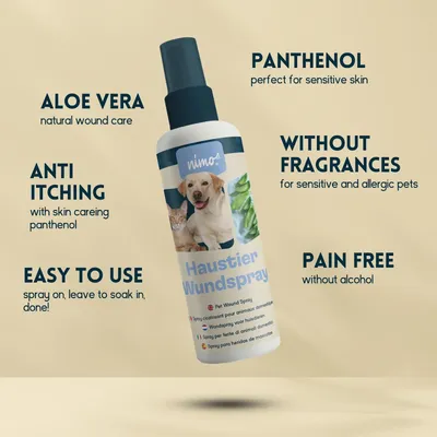 nimo® spray cicatrisant pour animaux domestique