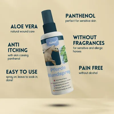 nimo® Spray cicatrisant pour chevaux