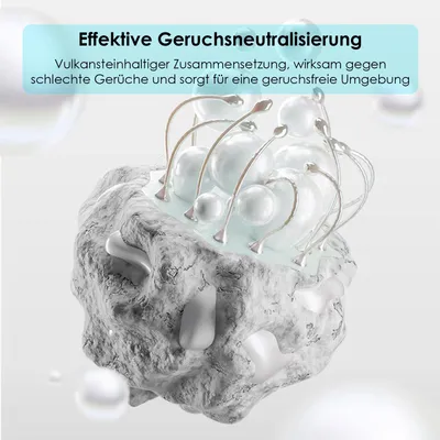 PetRhein Litière pour chat (tofu mélangé à de la roche volcanique)