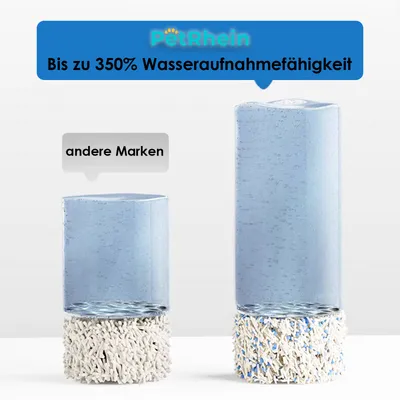 PetRhein Litière pour chat (tofu mélangé à de la roche volcanique)