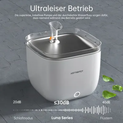 AstroPet - Fontaine pour animaux domestiques - Luna Series