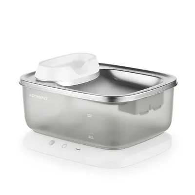 AstroPet Fontaine sans fil pour animaux domestiques Poseidon Series AstroPet Fontaine sans fil pour animaux domestiques Poseidon Series