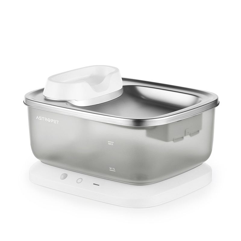AstroPet Fontaine sans fil pour animaux domestiques Poseidon Series