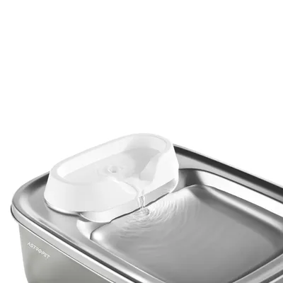 AstroPet Fontaine sans fil pour animaux domestiques Poseidon Series