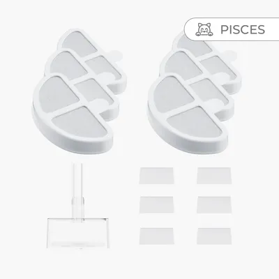 AstroPet Kit de 6 filtres pour fontaine à eau sans fil Pisces AstroPet Kit de 6 filtres pour fontaine à eau sans fil Pisces