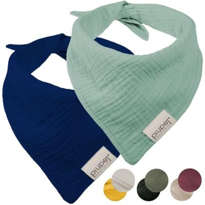 PiuPet® Bandanas pour Chiens I Lot de 2 I Rose/Violet I Accessoires Chiens