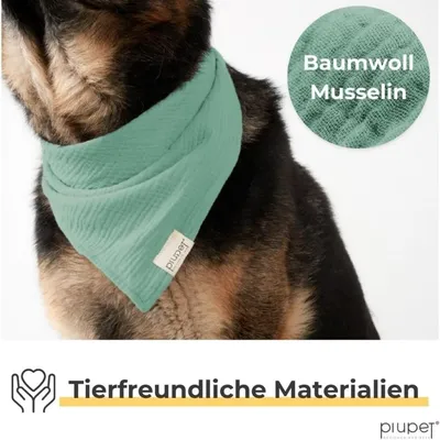 PiuPet® Hundehalstuch I 2er Set Hundehalstücher I Hundezubehör