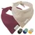 PiuPet® Bandanas pour Chiens I Lot de 2 I Rouge/Beige I Accessoires Chiens