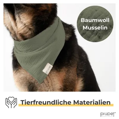 PiuPet® Hundehalstuch I 2er Set Hundehalstücher I Hundezubehör
