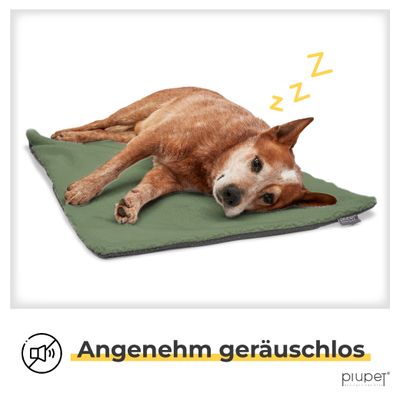 PiuPet® Selbstheizende Hundedecke I 90x60cm I Heizdecke ohne Strom