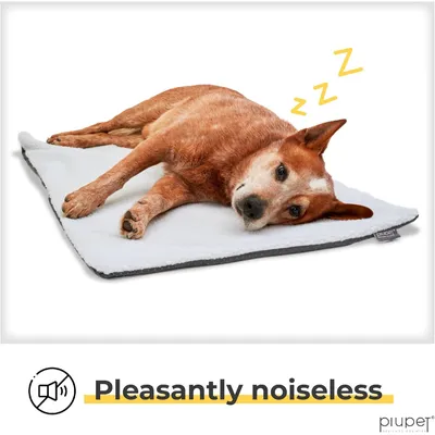 PiuPet® Panier Chauffant Chien I 90x60cm I Sans Électricité I Tapis Blanc PiuPet® Panier Chauffant Chien I 90x60cm I Sans Électricité I Tapis Blanc