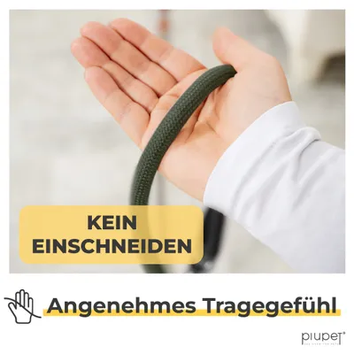 PiuPet® Hundeleine 2m I 3-Fach längenverstellbar I Snap-In Effekt PiuPet® Hundeleine 2m I 3-Fach längenverstellbar I Snap-In Effekt