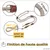PiuPet® Laisse Chien 2m I Réglable I Pour Petits et Grands Chiens I Beige