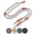 PiuPet® Laisse Chien 2m I Réglable I Pour Petits et Grands Chiens I Beige