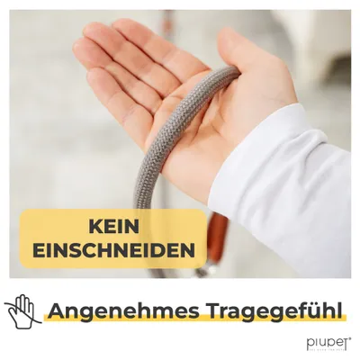 PiuPet® Hundeleine 2m I 3-Fach längenverstellbar I Snap-In Effekt PiuPet® Hundeleine 2m I 3-Fach längenverstellbar I Snap-In Effekt