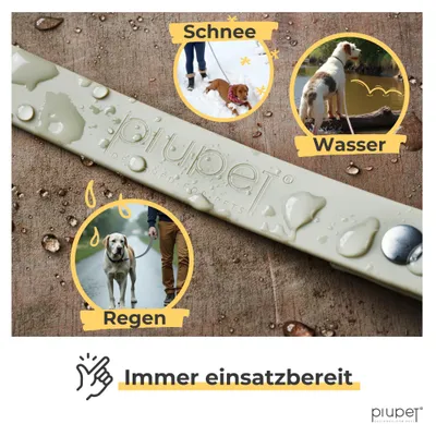 PiuPet® Schleppleine für Hunde I Wasserabweisend I Hundeleine