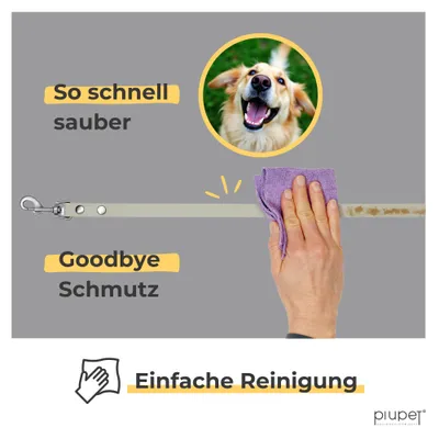 PiuPet® Longe pour Chien I 5m/10m/20m I Laisse Remorquage Gris