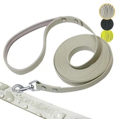 PiuPet® Longe pour Chien I 5m/10m/20m I Laisse Remorquage Gris