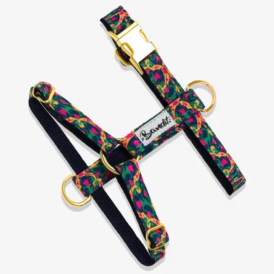 French Bandit - Harnais motif multicolore