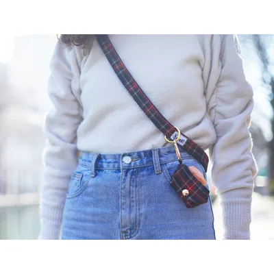 French Bandit - Pochette pour sacs à crottes écossais