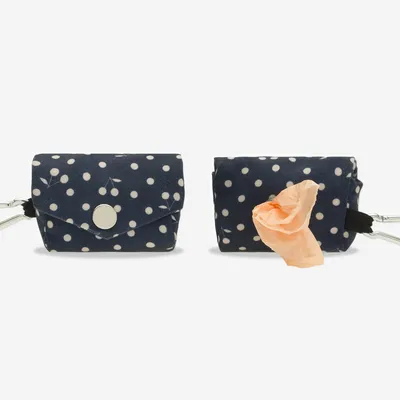 French Bandit - Pochette pour sacs à crottes, bleu marine