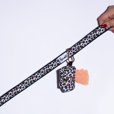 French Bandit - Pochette pour sacs à crottes léopard