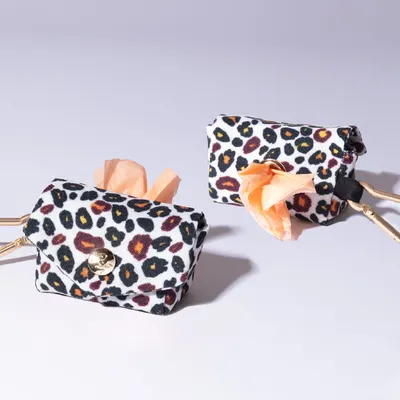 French Bandit - Pochette pour sacs à crottes léopard