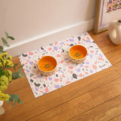 French Bandit - Tapis de gamelle motif terrazzo