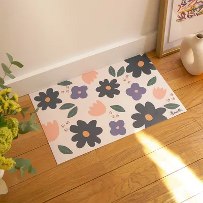 French Bandit - Tapis de gamelle floral chien et chat