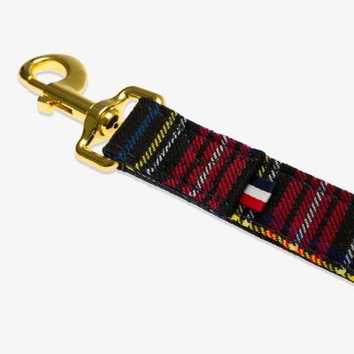 French Bandit - Laisse pour chien tartan