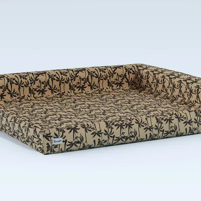 French Bandit - Panier chien motif Palm'Beach