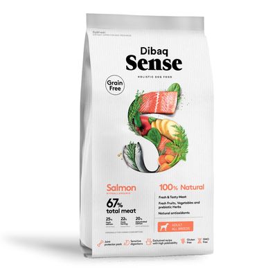 Dibaq Sense sans grain Saumon croquettes pour chien