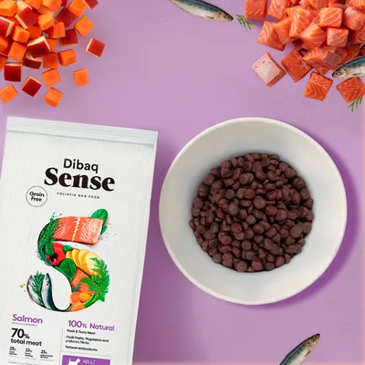 Dibaq Sense sans grain Saumon pour petite races Dibaq Sense sans grain Saumon pour petite races