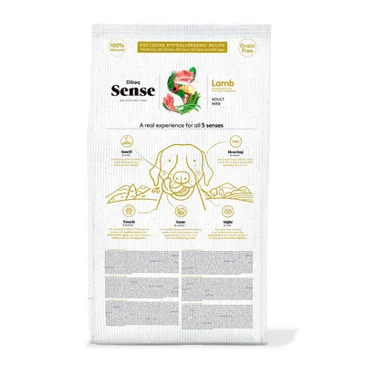 Dibaq Sense sans grain Agneau croquettes pour petits chiens