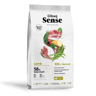 Dibaq Sense sans grain Agneau croquettes pour petits chiens