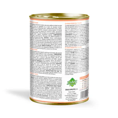 Dibaq Sense - Aliment humide chien - Saumon sans céréales Dibaq Sense - Aliment humide chien - Saumon sans céréales
