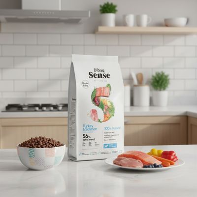 Dibaq Sense sans grain Saumon & Dinde (Chiot)