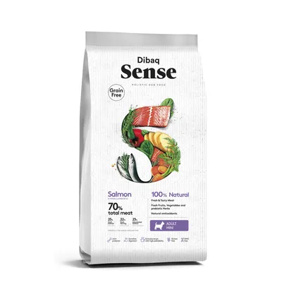 Dibaq Sense sans grain Saumon pour petite races