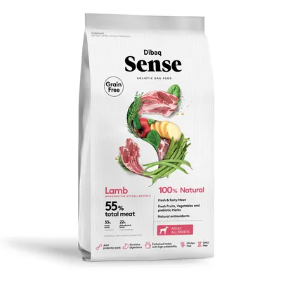 Dibaq Sense Croquettes pour chien sans céréales à l'agneau Dibaq Sense Croquettes pour chien sans céréales à l'agneau