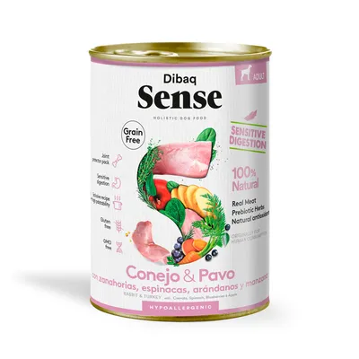 Dibaq Sense - Aliment humide chien - Lapin & Dinde