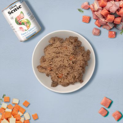 Dibaq Sense Salmón y Pavo Cachorros