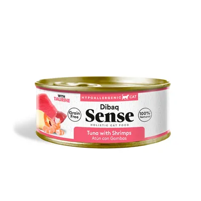 Dibaq Sense - Boîte Chat - Thon Crevettes