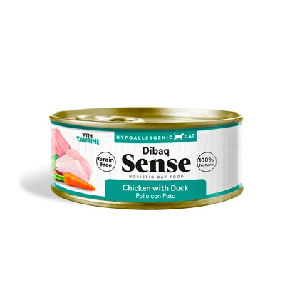 Dibaq Sense - Boîte Chat - Poulet Saumon Pomme