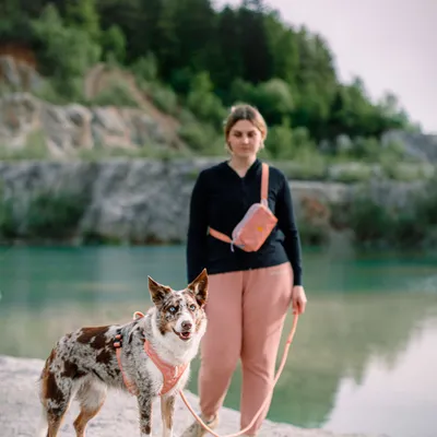 Woolly Wolf Sac Banane Alpha 360 Salmon Pink Mix