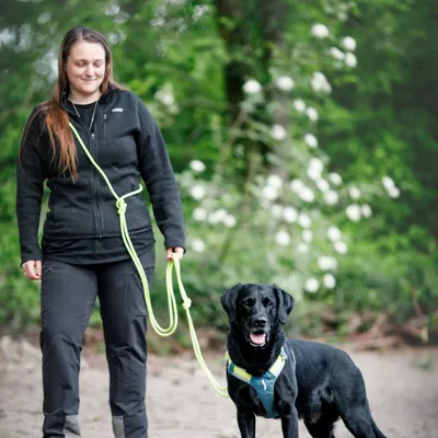 Woolly Wolf Laisse Long Rope Lime