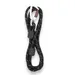 Woolly Wolf Laisse Rope Raven Black