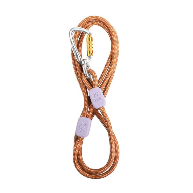 Woolly Wolf Laisse Rope Thin Terracotta Mix