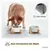 PiuPet® Tapis pour Gamelle Chien & Chat I 60x40cm I Imperméable