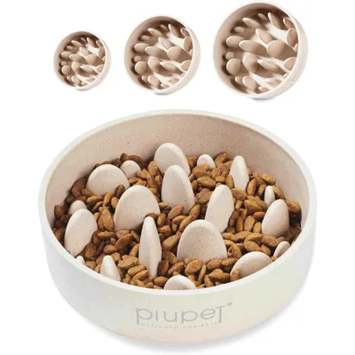 PiuPet® Antischlingnapf I Futternapf für Hunde I spülmaschinengeeignet