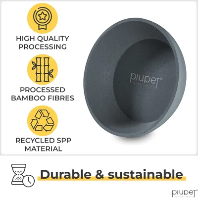 PiuPet Lot de 2 écuelles pour chiens